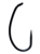 Curved hook - barbless
